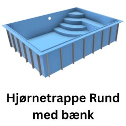 PP Pool med Skimmer Caribic - Rektangul&aelig;r - Hvid